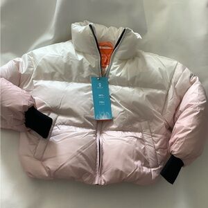 Orolay kids jacket new duck down puffer coat size 4-5 ombré